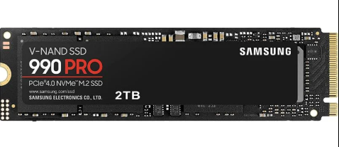 Disco Duro Samsung 990 Pro 2TB Disco SSD 7450MB/S NVMe PCIe 4.0 M.2 Gen4