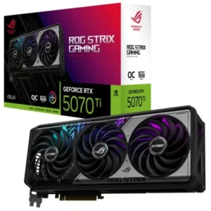 Tarjeta Gráfica ASUS ROG STRIX GeForce RTX 5070 Ti OC 16GB GDDR7 Reflex 2 RTX AI DLSS4